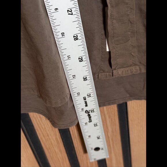 Velvet by Graham & Spencer Shirt Large Mens Brown Long Sleeve Collared Pocket - Picture 4 of 9